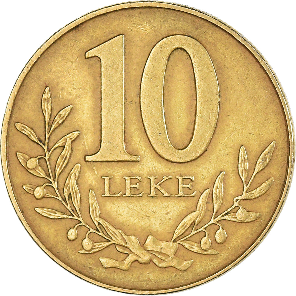 Moneta, Albania, 10 Lekë, 2000
