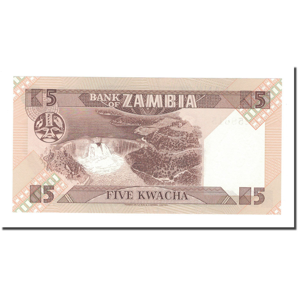 Banknote, Zambia, 5 Kwacha, KM:25d, UNC(65-70)
