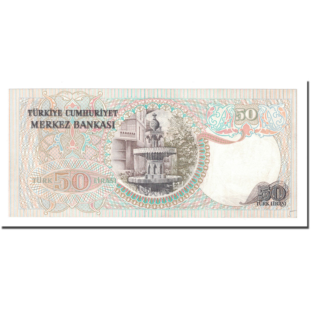 Banknote, Turkey, 50 Lira, 1970, 1970-01-14, KM:188, UNC(63)