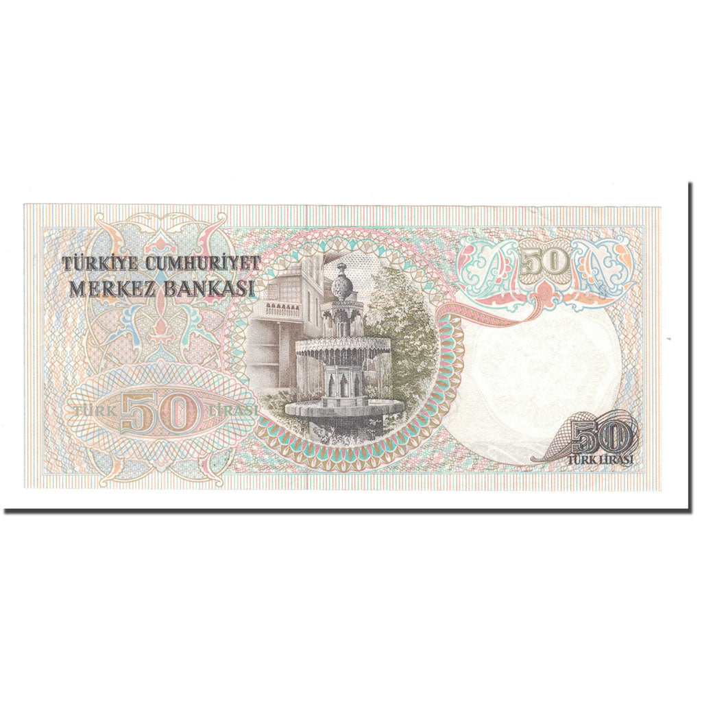 Banknote, Turkey, 50 Lira, 1970, 1970-01-14, KM:188, UNC(60-62)