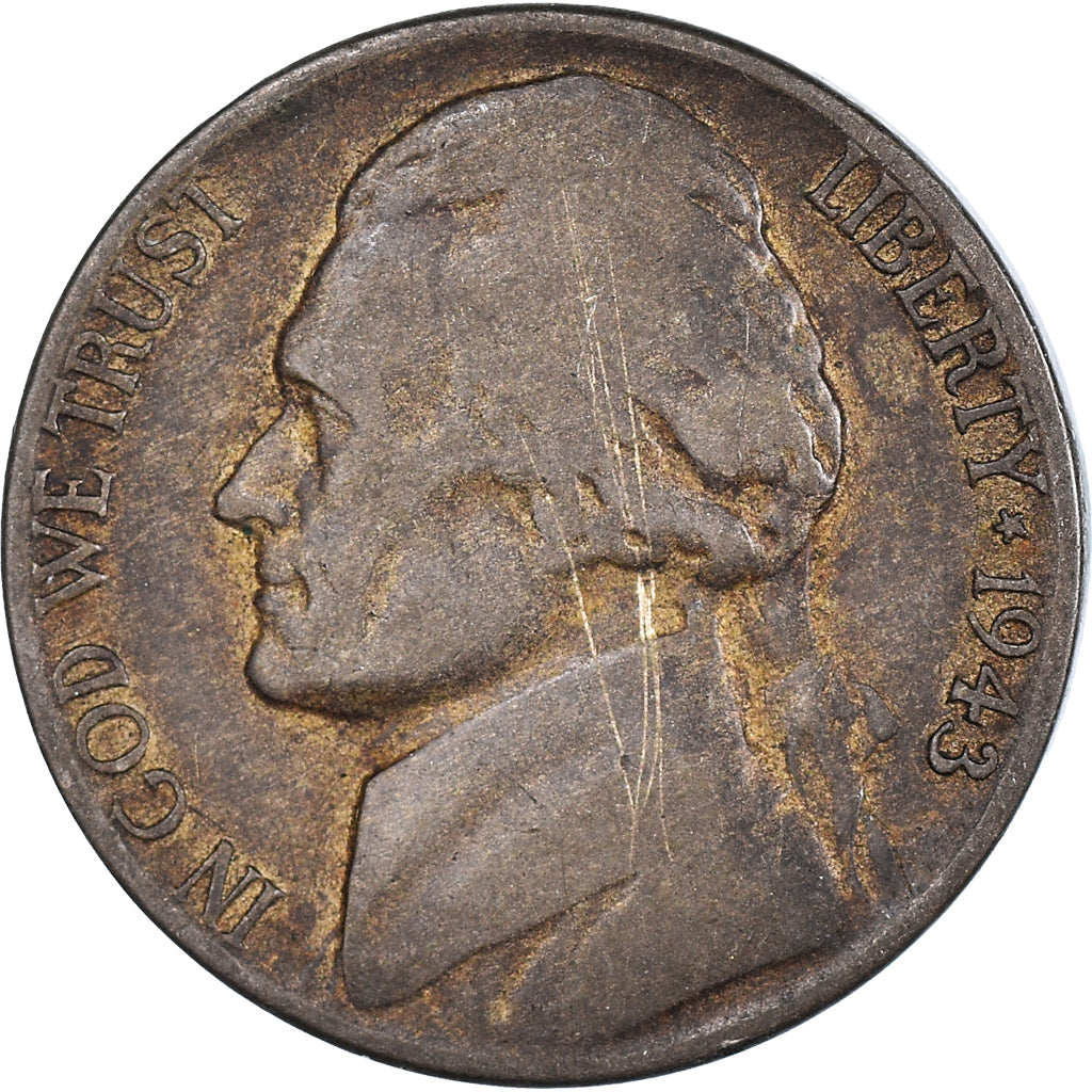 Munten, Verenigde Staten, 5 Cents, 1943