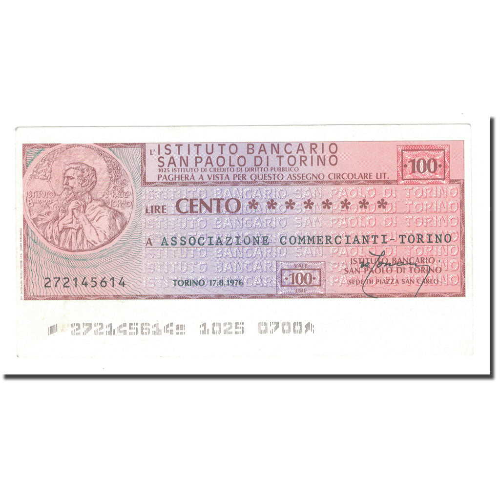 Nota, Itália, 100 Lire, 1976, 1976-08-17, AU(55-58)