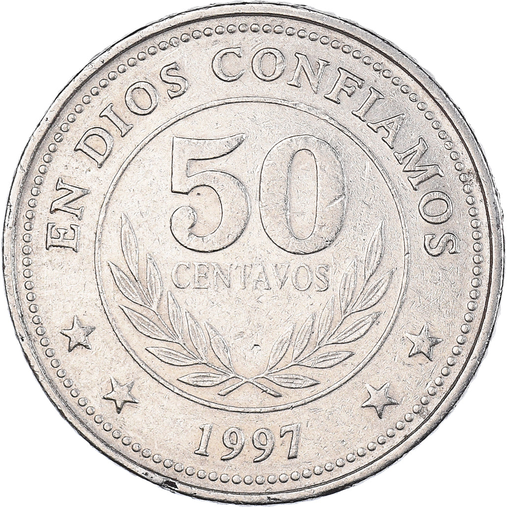 Moneda, Nicaragua, 50 Centavos, 1997