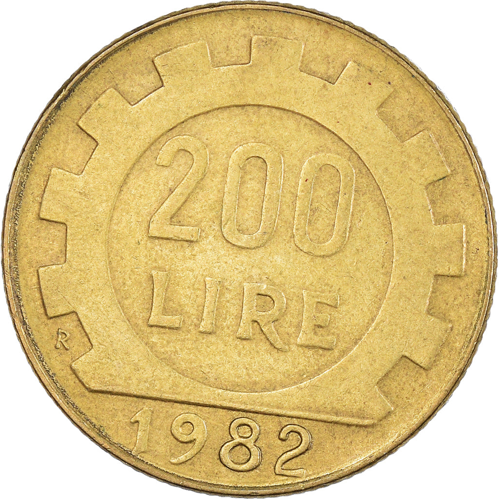 Monnaie, Italie, 200 Lire, 1982