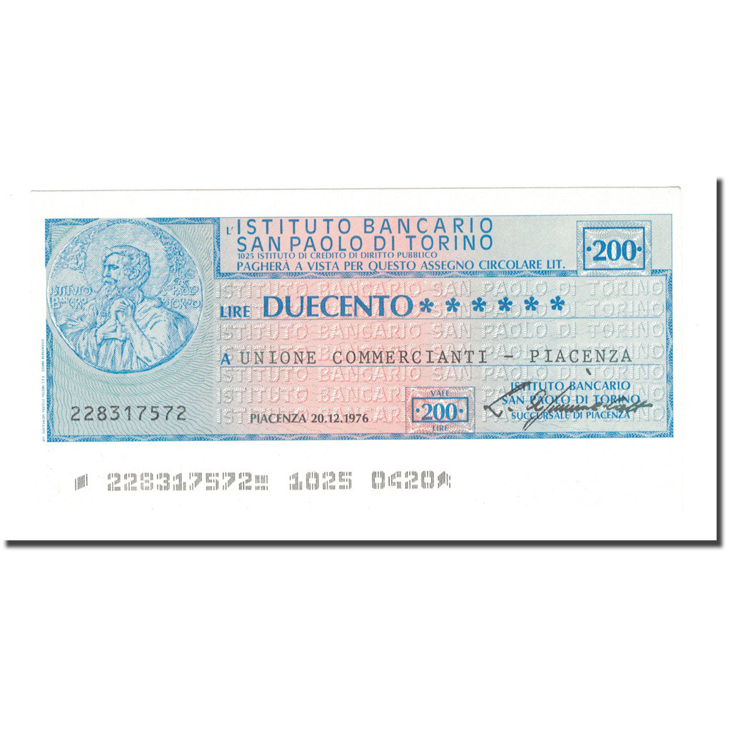 Banknot, Włochy, 200 Lire, 1976, 1976-12-20, UNC(64)