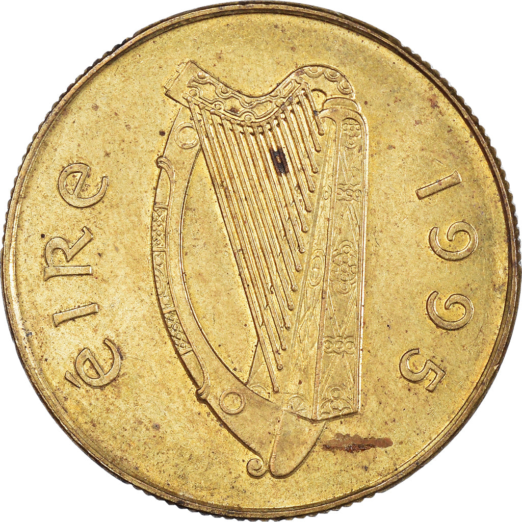 Moneda, Irlanda, 20 Pence, 1995