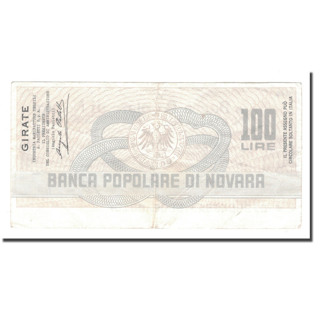 Nota, Itália, 100 Lire, 1977, 1977-07-07, EF(40-45)