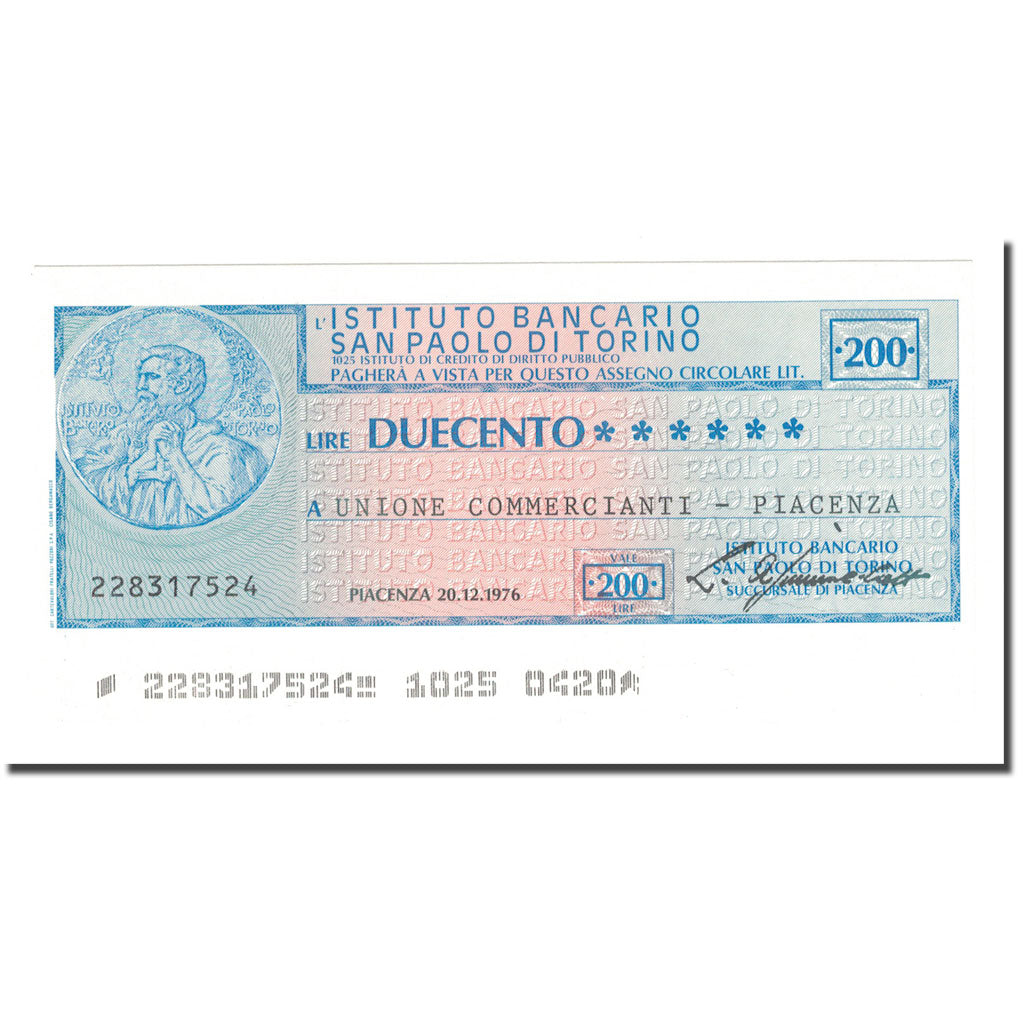 Banconote, Italia, 200 Lire, 1976, 1976-12-20, FDS