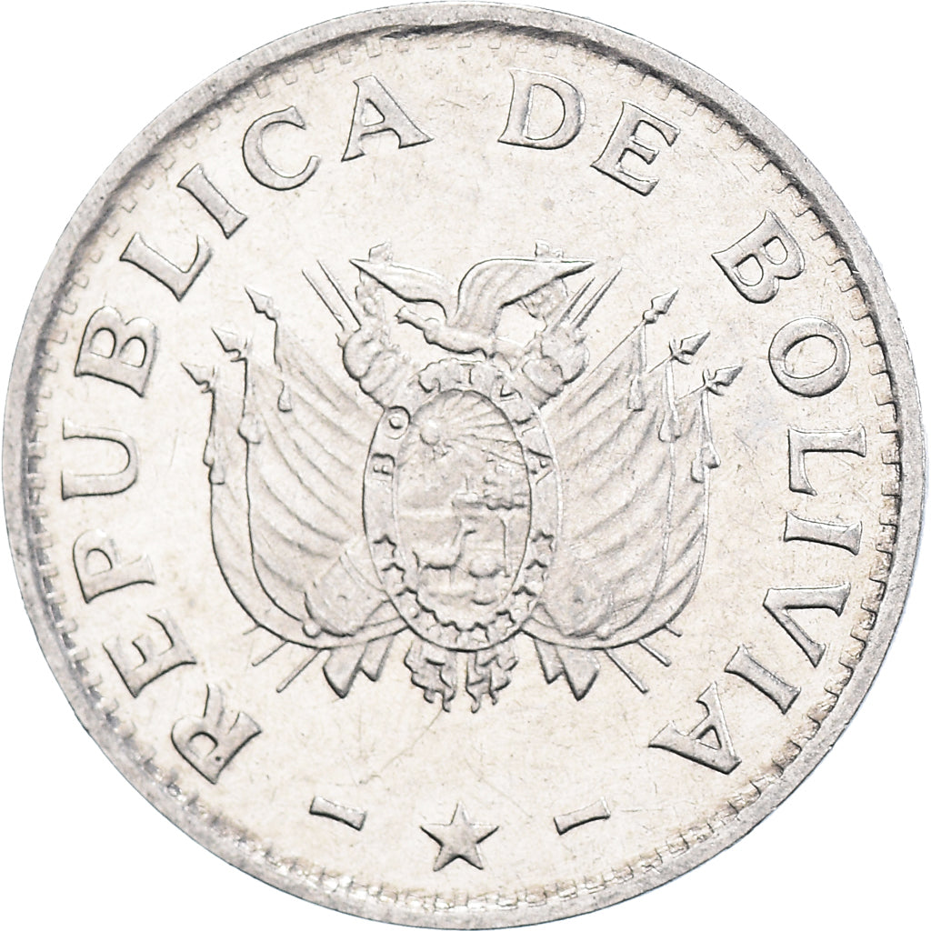 Münze, Bolivien, 10 Centavos, 1987