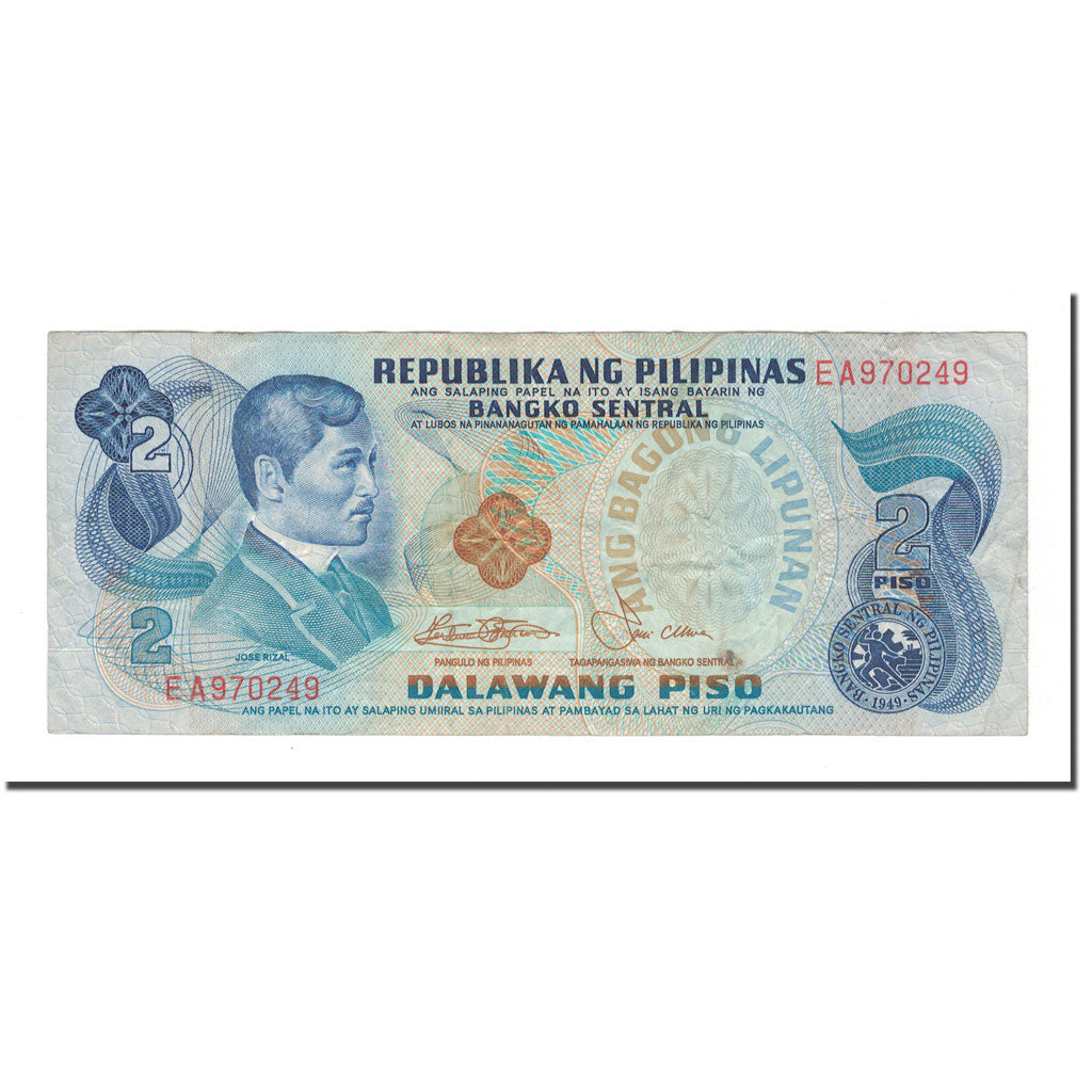 Billete, 2 Piso, Filipinas, KM:159c, BC