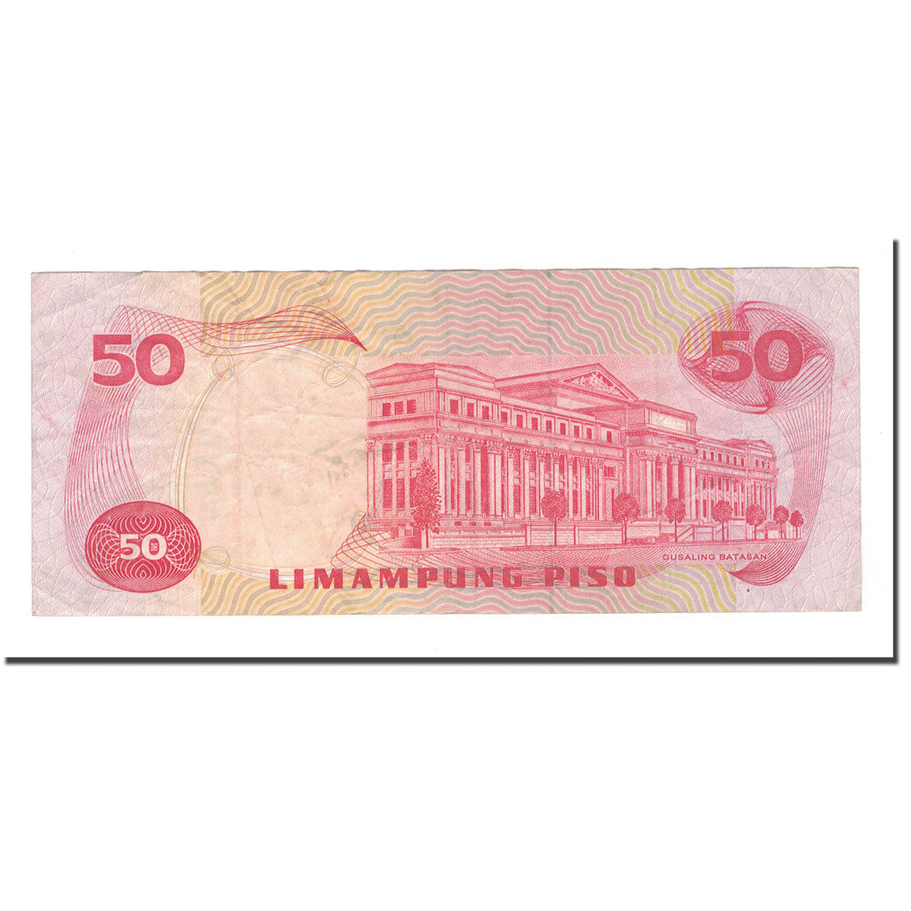 Billete, 50 Piso, Filipinas, KM:163b, BC