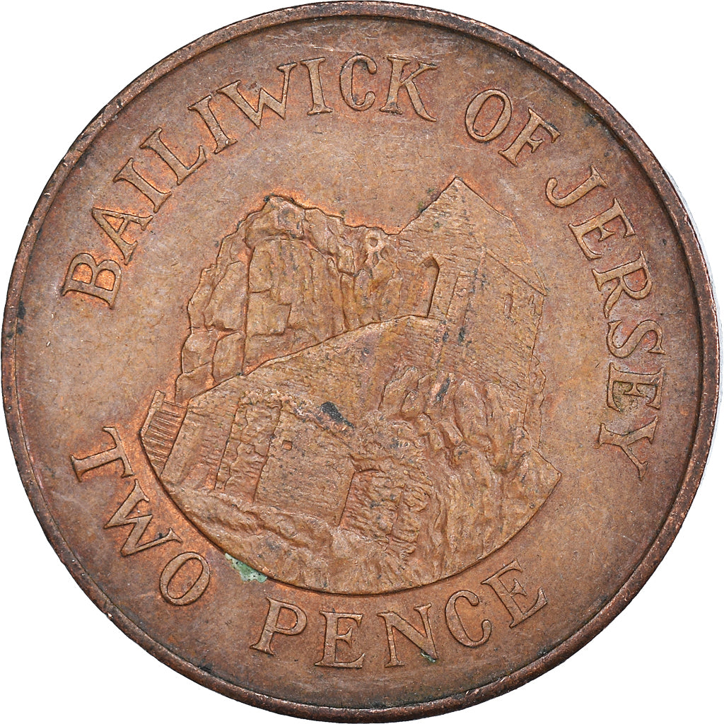 Moneda, Jersey, 2 Pence, 1984