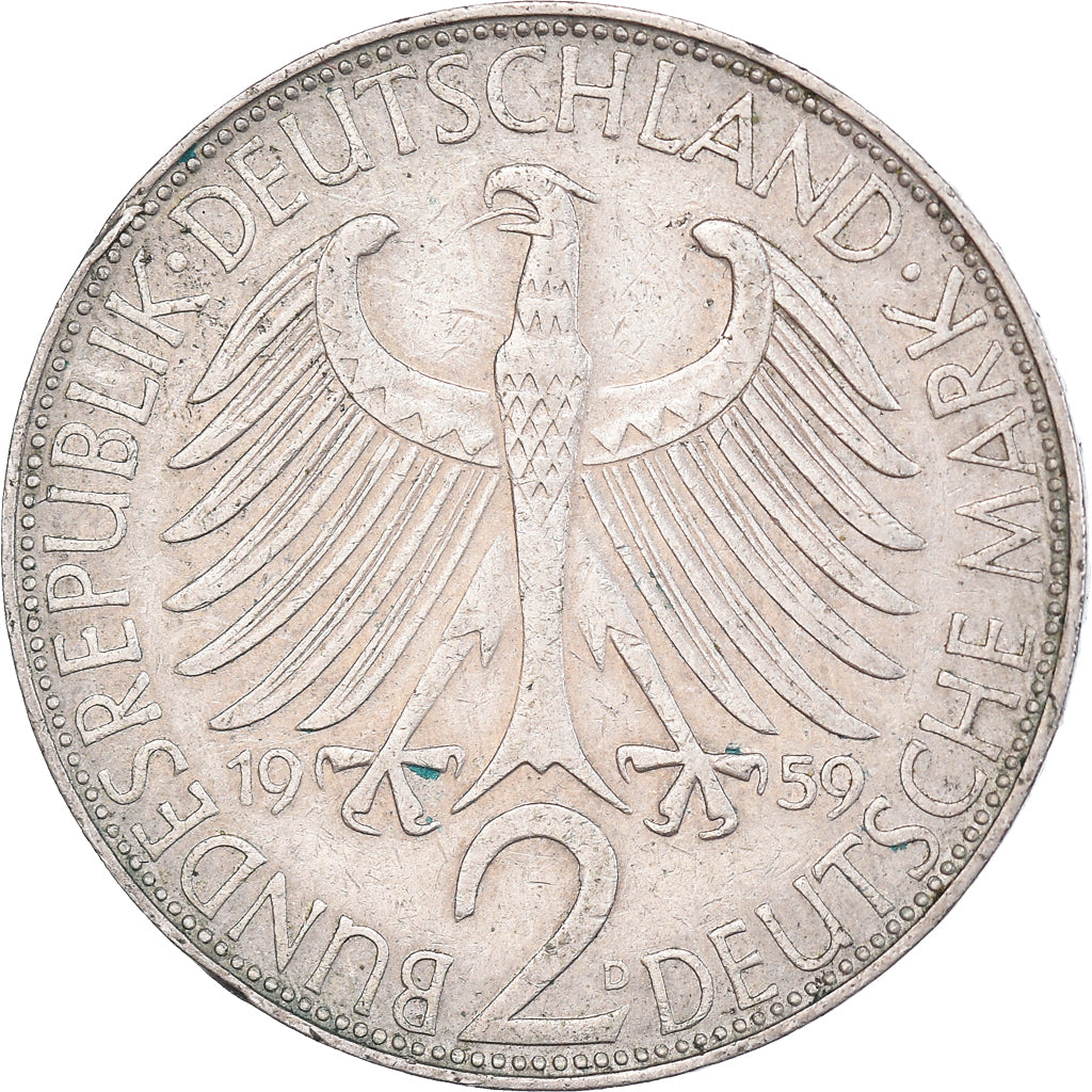 Monnaie, République fédérale allemande, 2 Mark, 1947