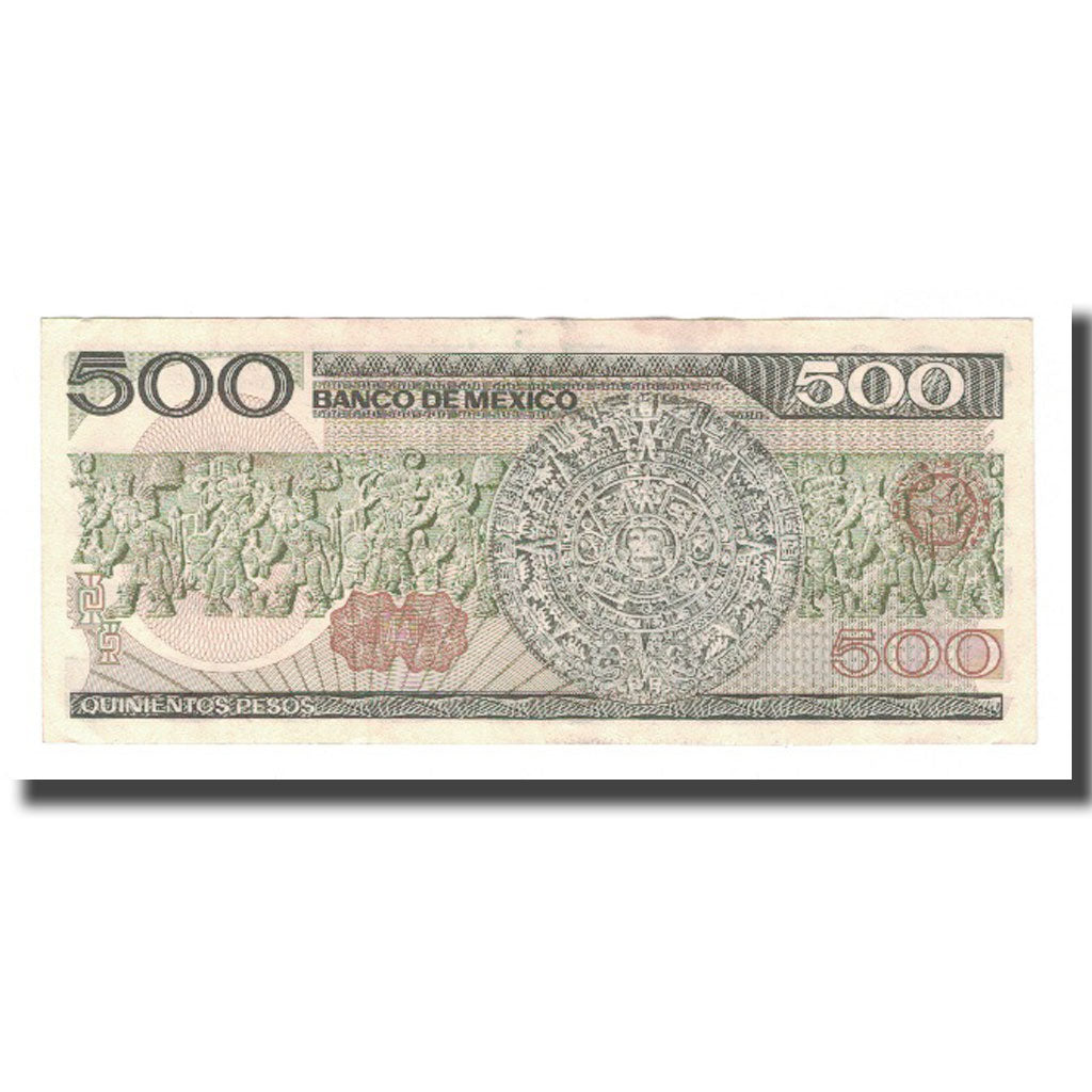 Nota, México, 500 Pesos, 1984, 1984-08-07, KM:79b, EF(40-45)