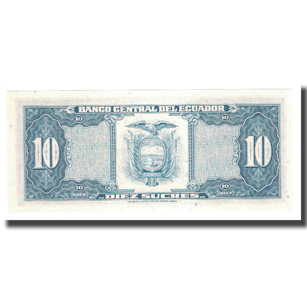 Biljet, Ecuador, 10 Sucres, 1983, 1983-04-20, KM:114b, NIEUW