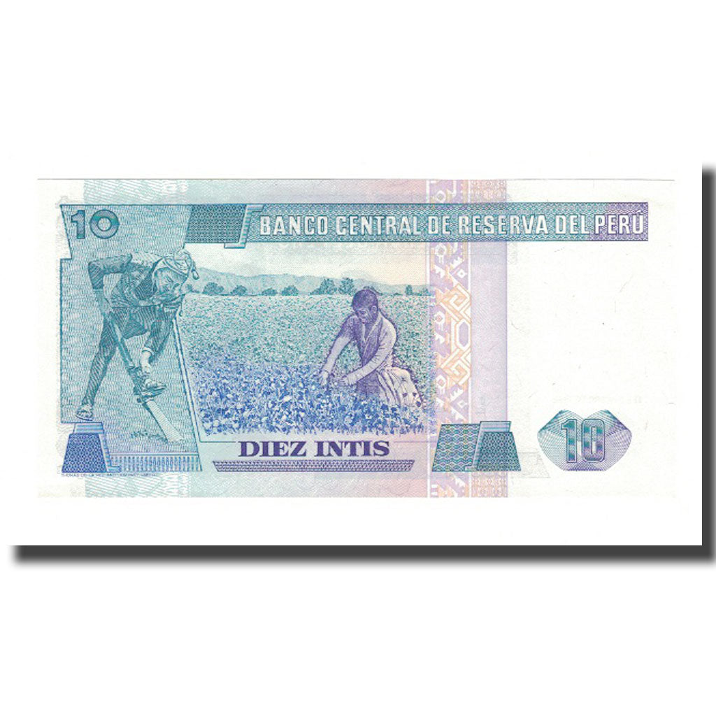 Banknote, Peru, 10 Intis, 1986, 1986-01-17, KM:128, UNC(63)