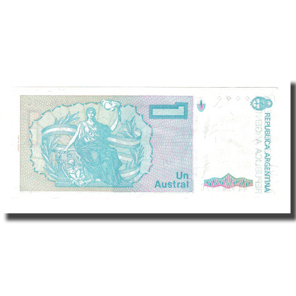 Banknote, Argentina, 1 Austral, KM:323a, AU(50-53)