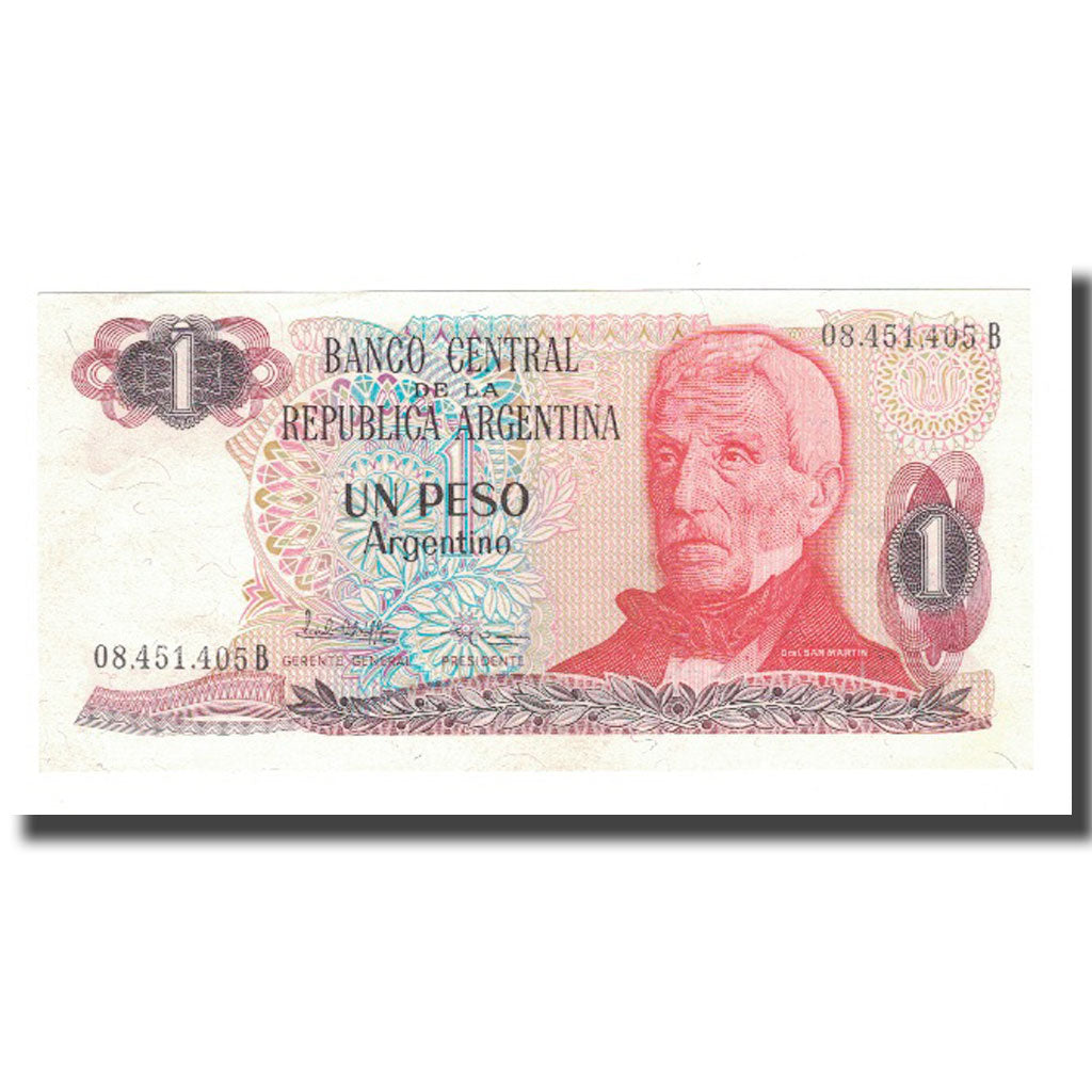 Nota, Argentina, 1 Peso Argentino, KM:311a, UNC(64)