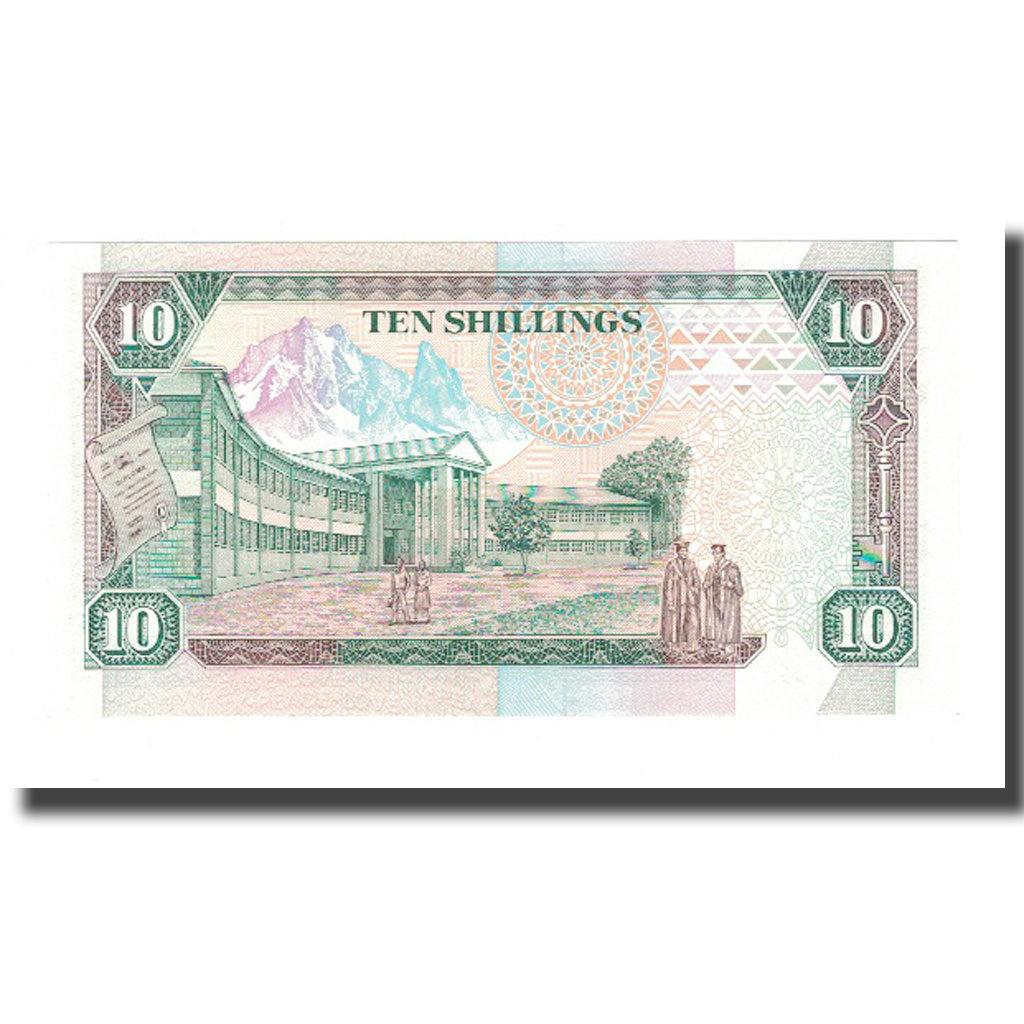 Banknote, Kenya, 10 Shillings, 1990, 1990-07-01, KM:24b, AU(55-58)