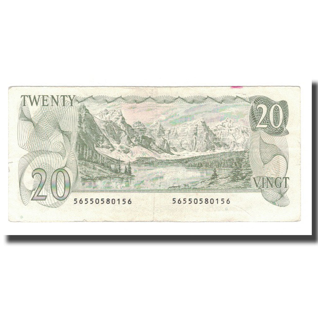 Nota, Canadá, 20 Dollars, 1979, KM:93c, EF(40-45)