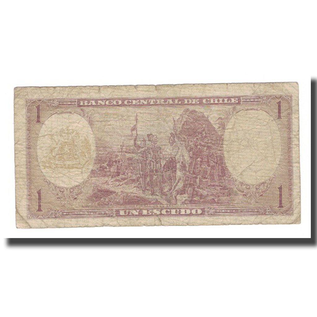 Billete, 1 Escudo, Chile, KM:135Ab, RC+