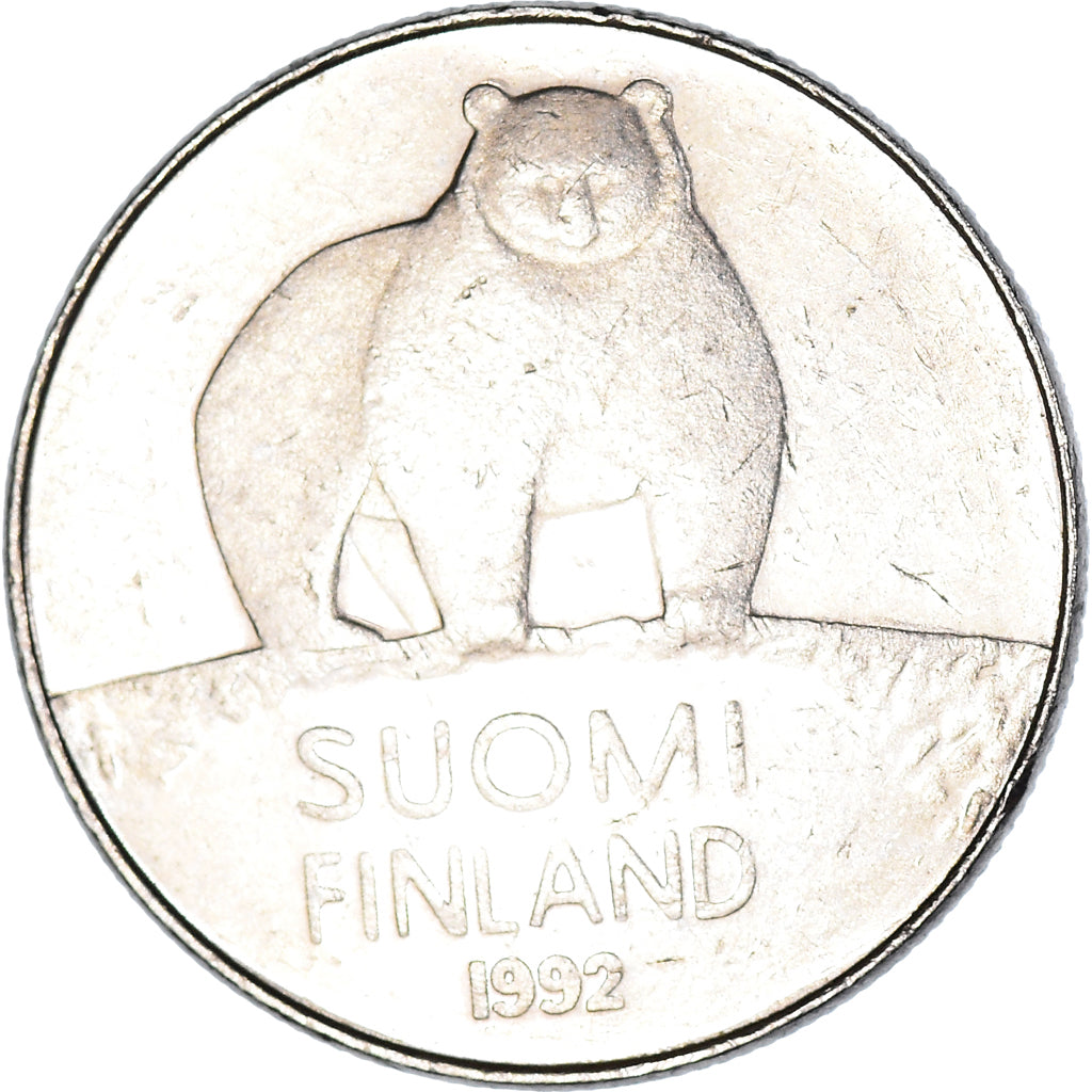 Coin, Finland, 50 Penniä, 1992