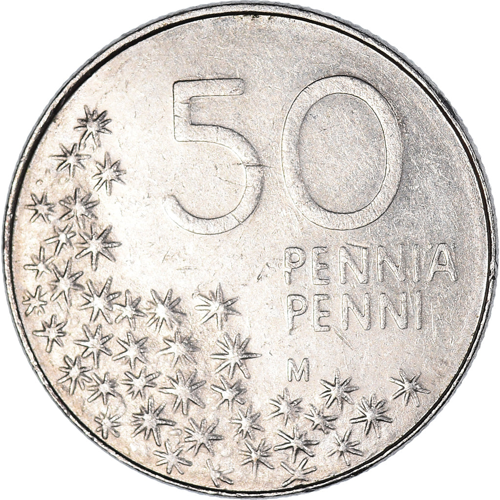 Coin, Finland, 50 Penniä, 1992