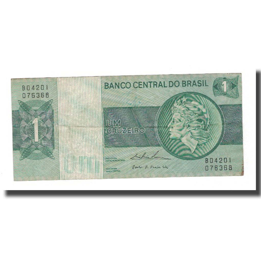 Billete, 1 Cruzeiro, Brasil, KM:191Ab, BC