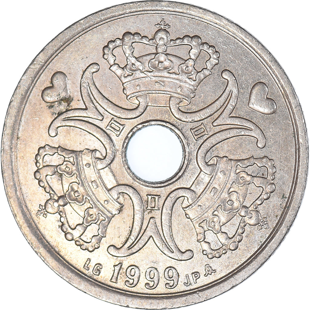Coin, Denmark, 2 Kroner, 1999