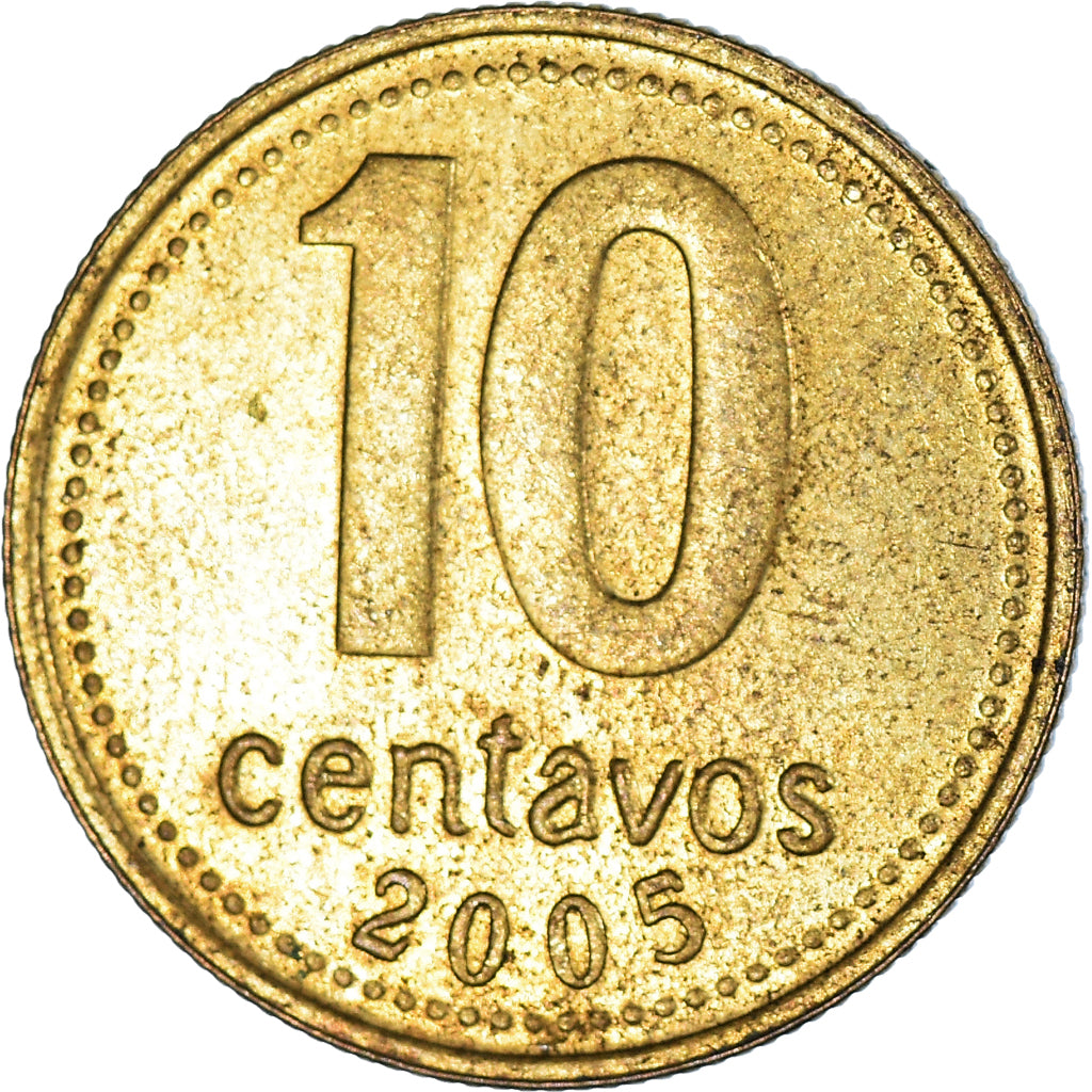 Monnaie, Argentine, 10 Centavos, 2005