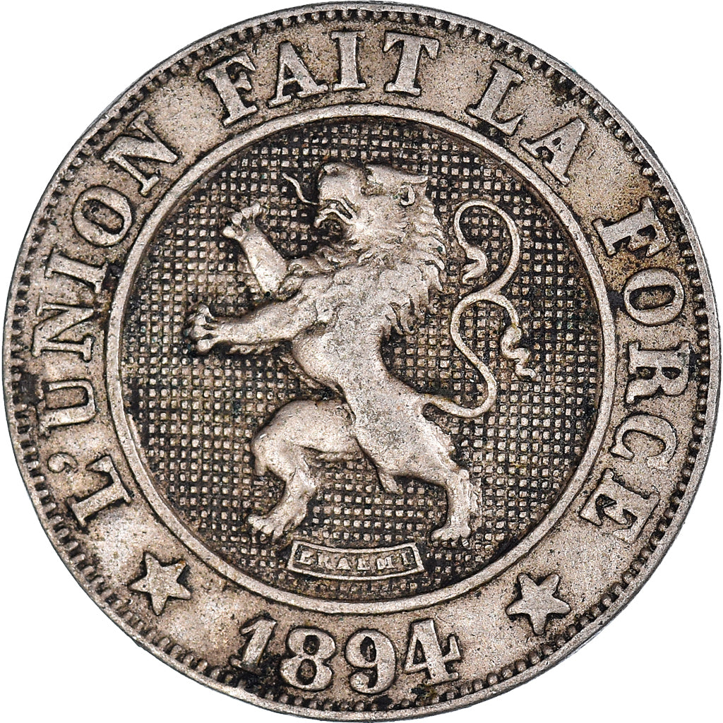 Münze, Belgien, 10 Centimes, 1894