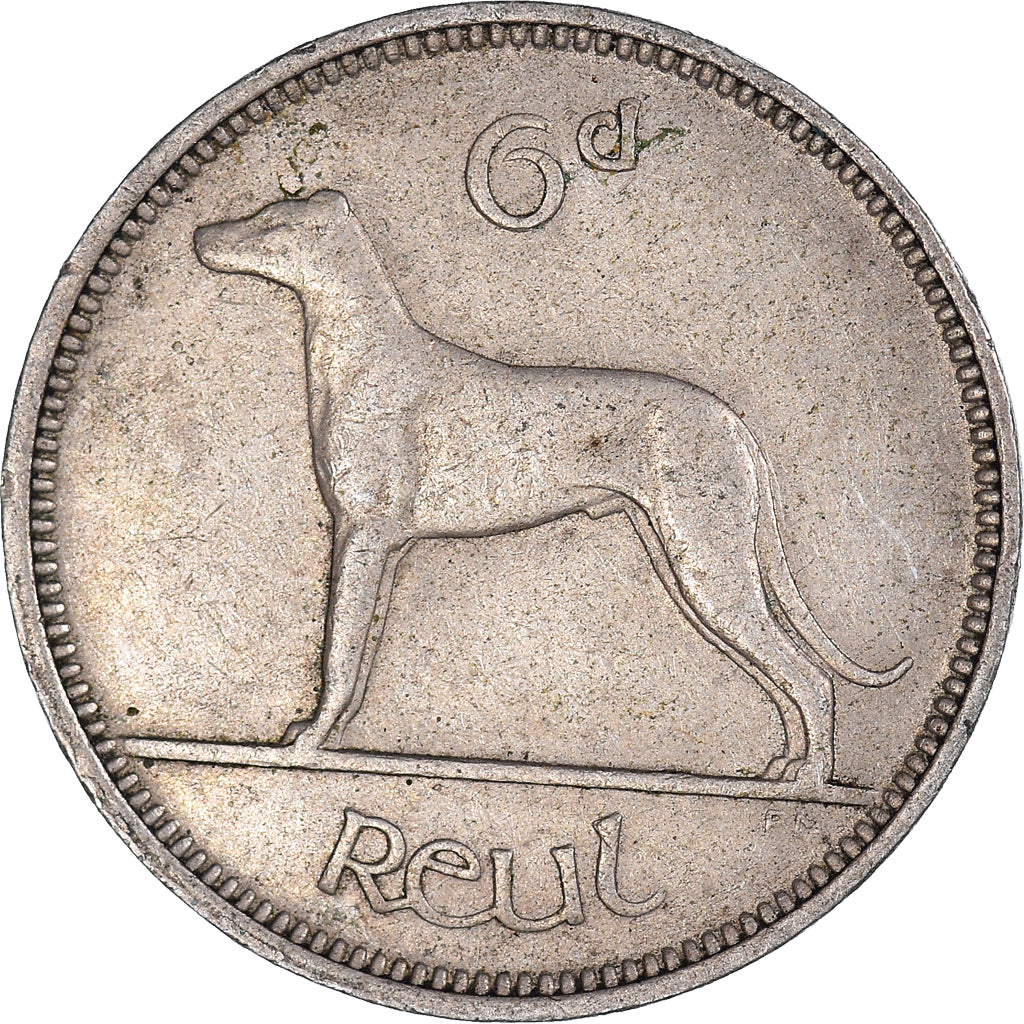 Münze, IRELAND REPUBLIC, 6 Pence, 1948