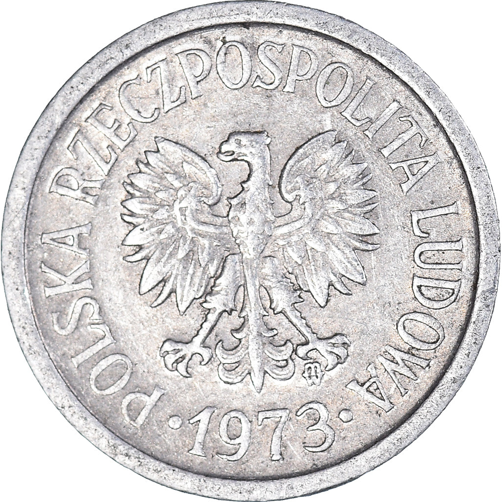 Münze, Polen, 10 Groszy, 1973