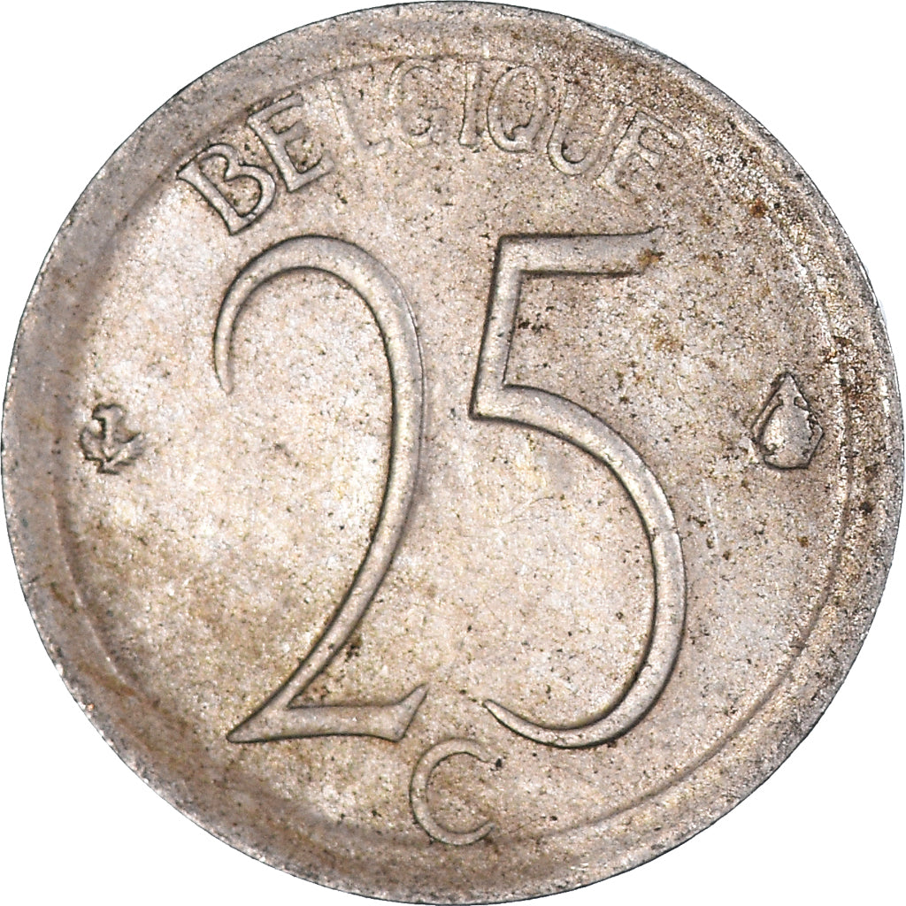Moneta, Belgio, 25 Centimes, 1967