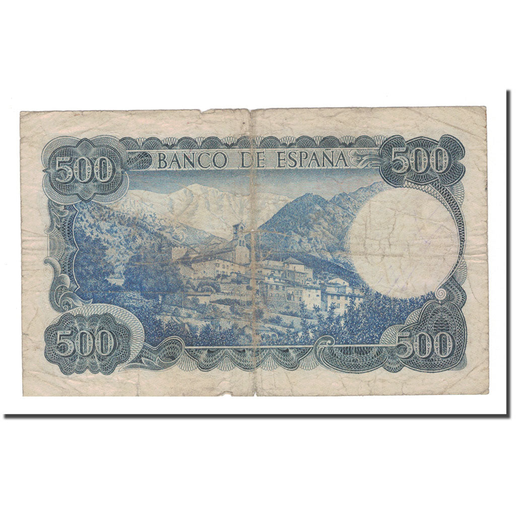 Banknote, Spain, 500 Pesetas, 1971, 1971-07-23, KM:153a, VF(20-25)