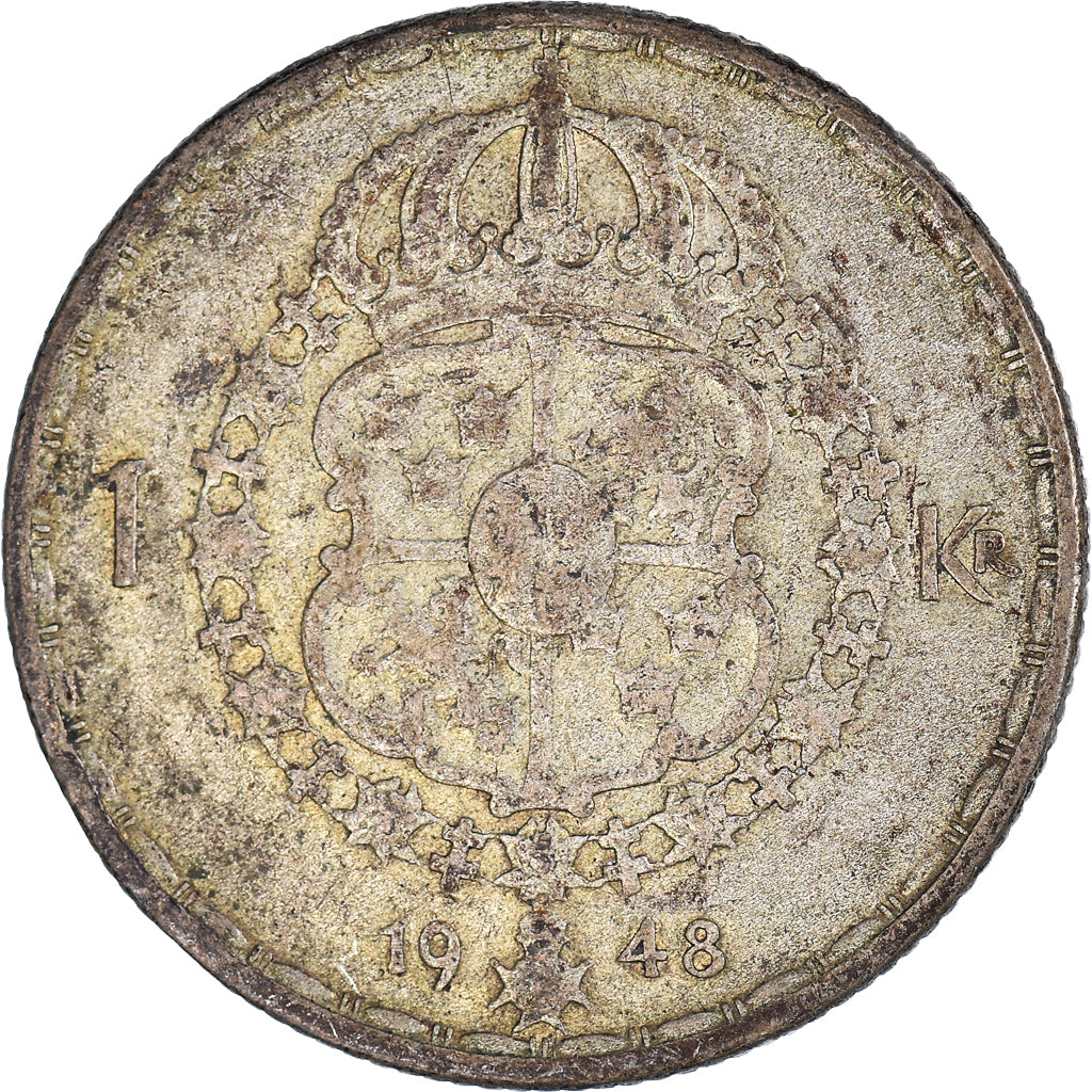 Moeda, Suécia, Krona, 1948