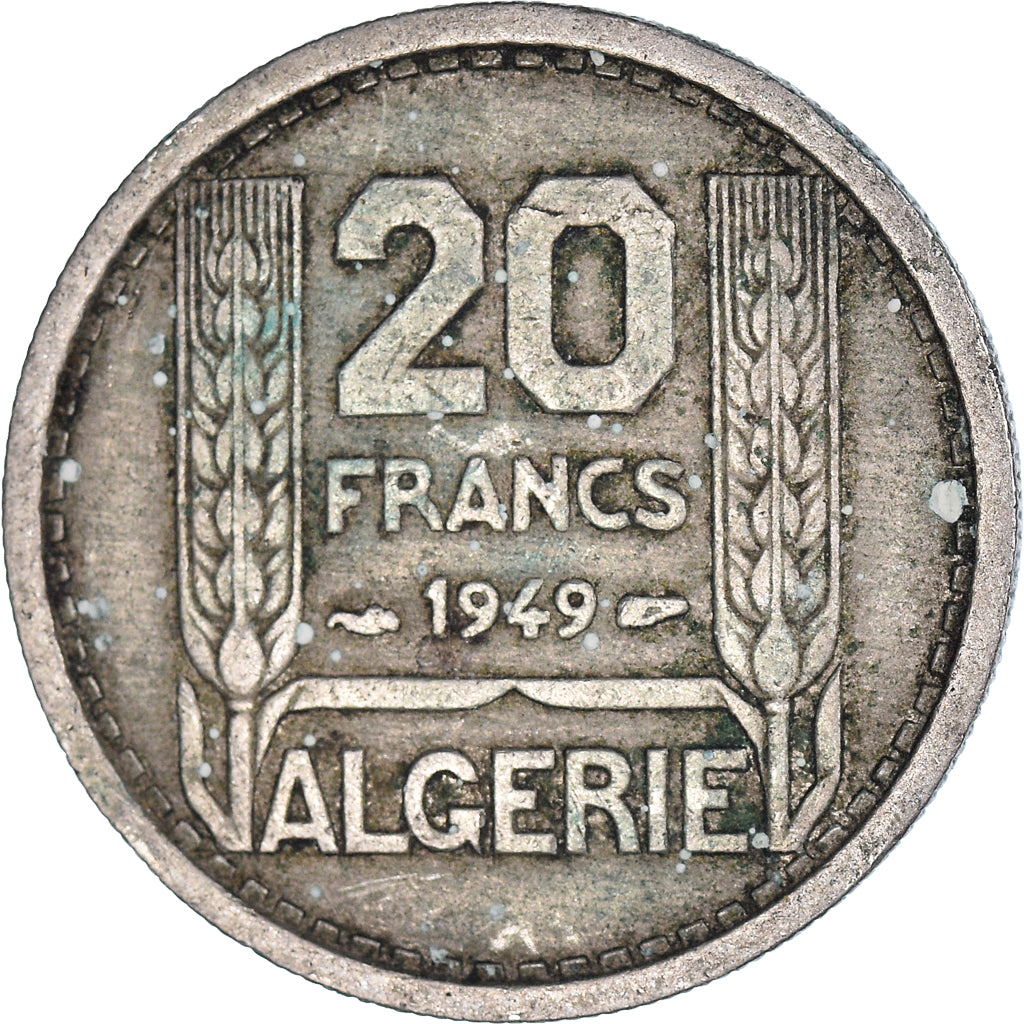 Moneda, Francia, 20 Francs, 1949