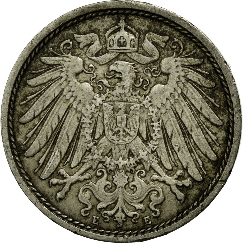Monnaie, GERMANY - EMPIRE, Wilhelm II, 10 Pfennig, 1911, Muldenhütten, TTB