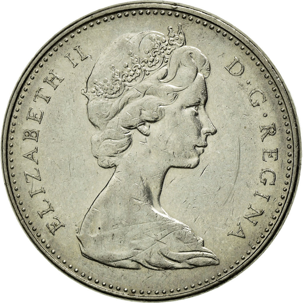 Moneta, Canada, Elizabeth II, 5 Cents, 1975, Ottawa, BB+, Nichel, KM:60.1