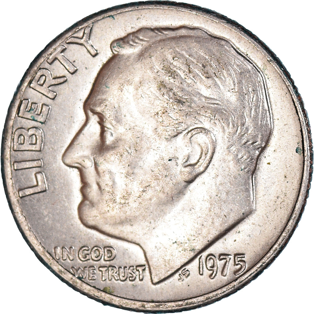 Monnaie, États-Unis, Dime, 1975