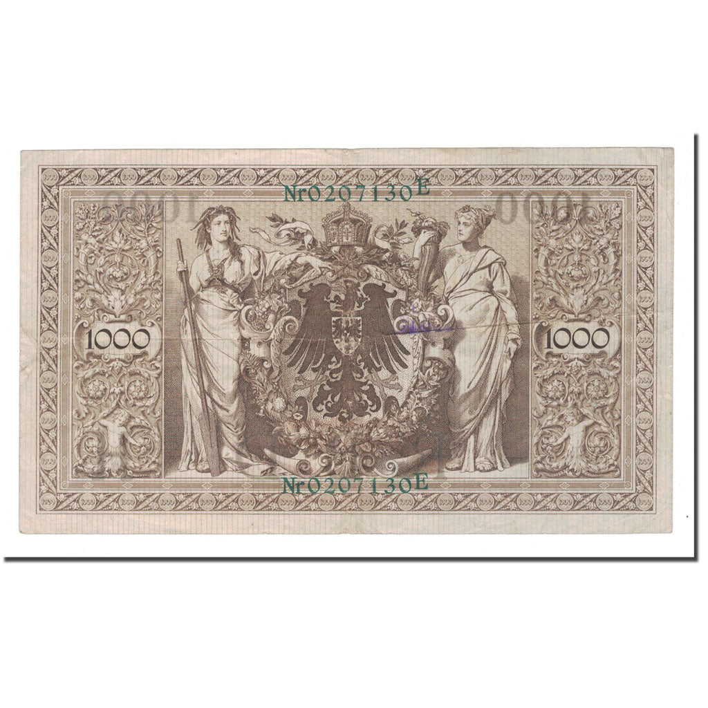 Biljet, Duitsland, 1000 Mark, 1910, 1910-04-21, KM:45b, TTB