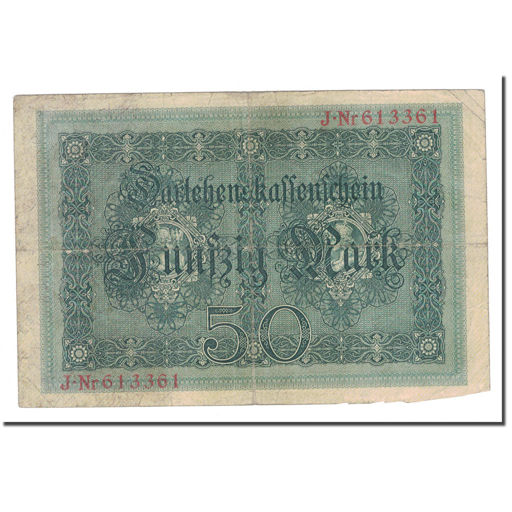 Banknote, Germany, 50 Mark, 1914, 1914-08-05, KM:49a, VF(30-35)