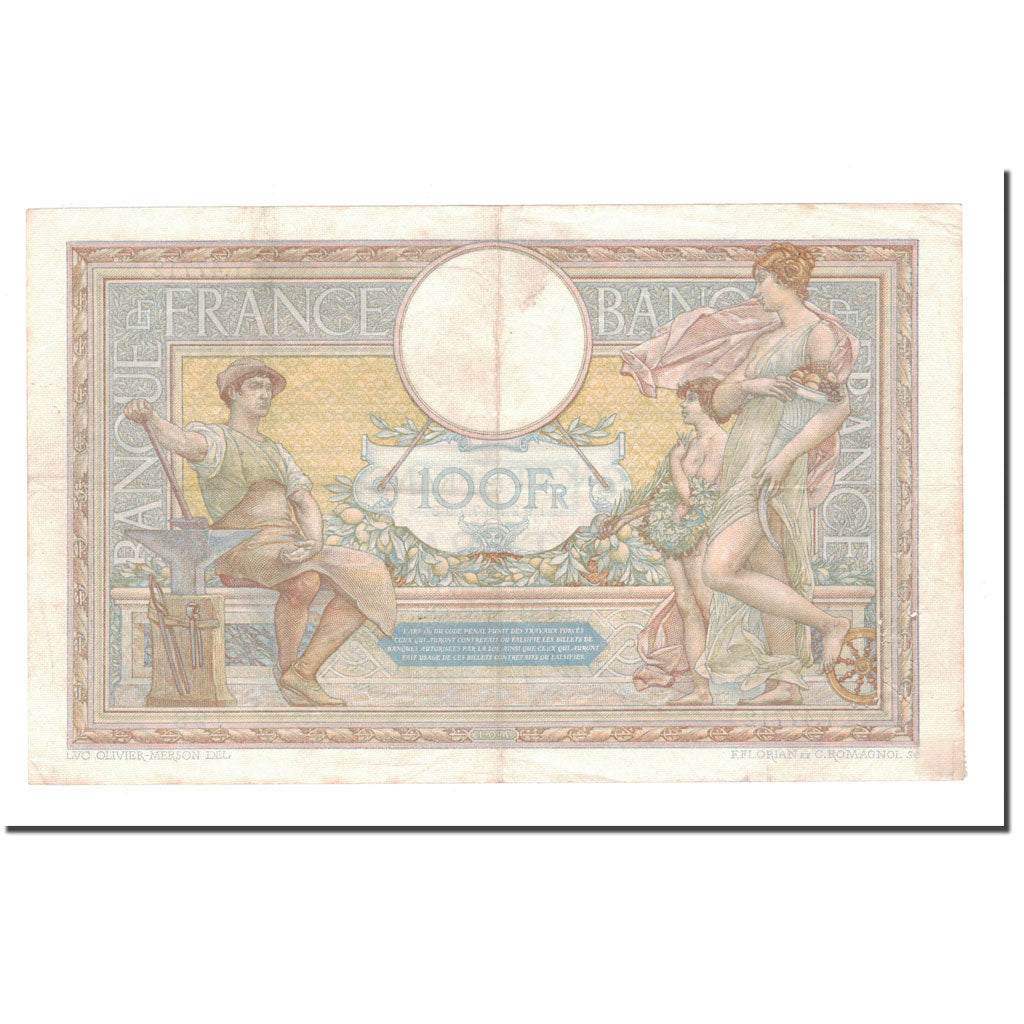 France, 100 Francs, 1935, 1935-03-14, EF(40-45), Fayette:24.14, KM:78c