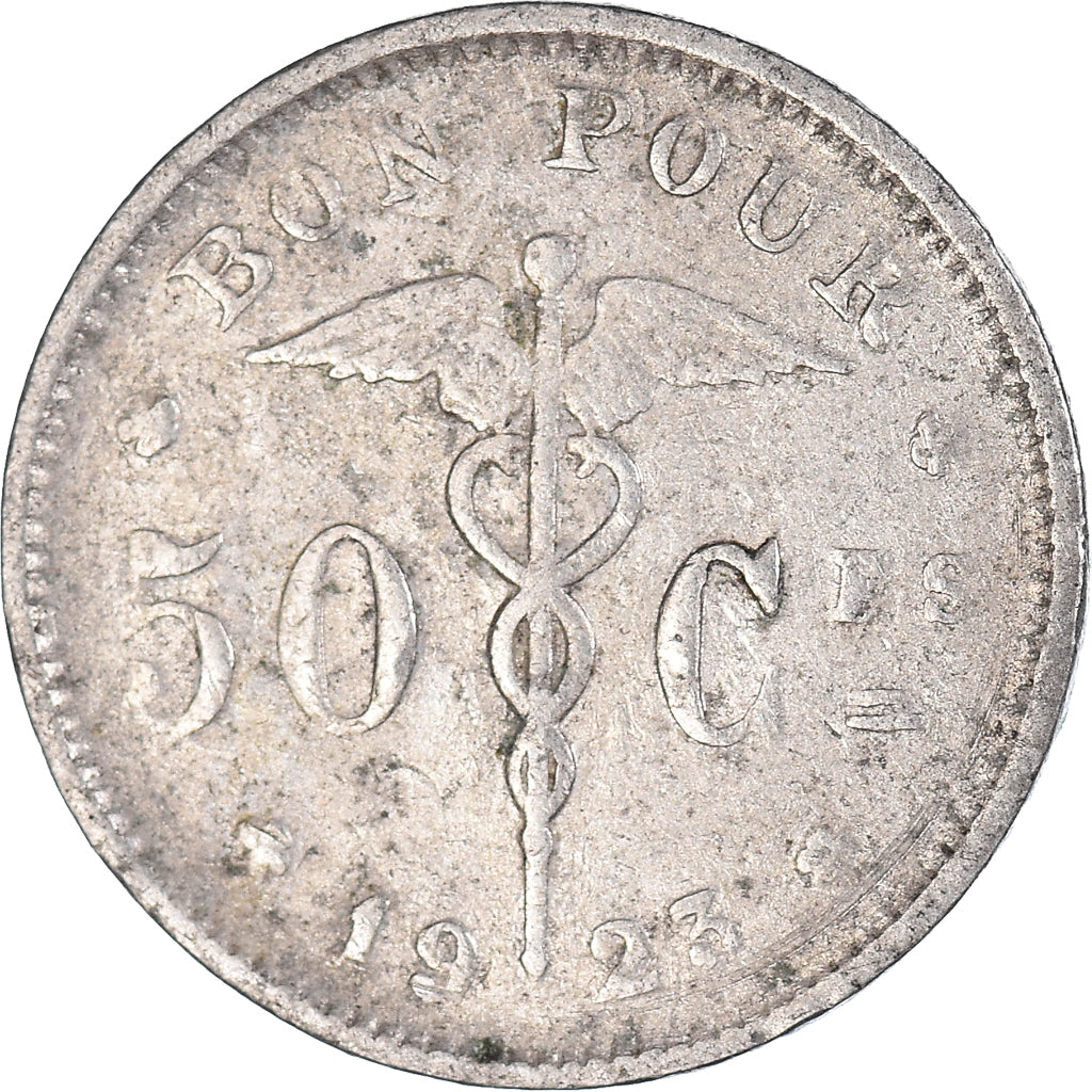 Moneta, Belgio, 50 Centimes, 1923