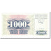 Banknot, Bośnia-Hercegowina, 1000 Dinara, 1992, 1992-07-01, KM:15a, AU(55-58)