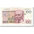 Billete, 100 Francs, Undated (1982-94), Bélgica, KM:142a, BC+