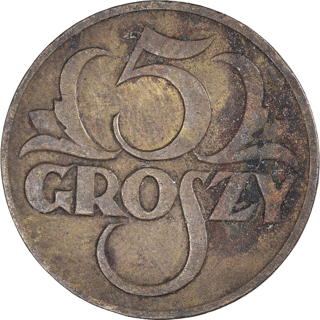 Moneta, Polonia, 5 Groszy, 1923