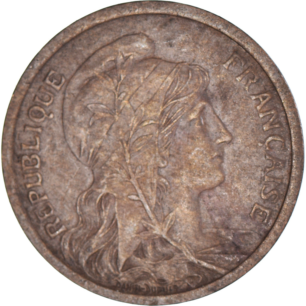 Moeda, França, 2 Centimes, 1908