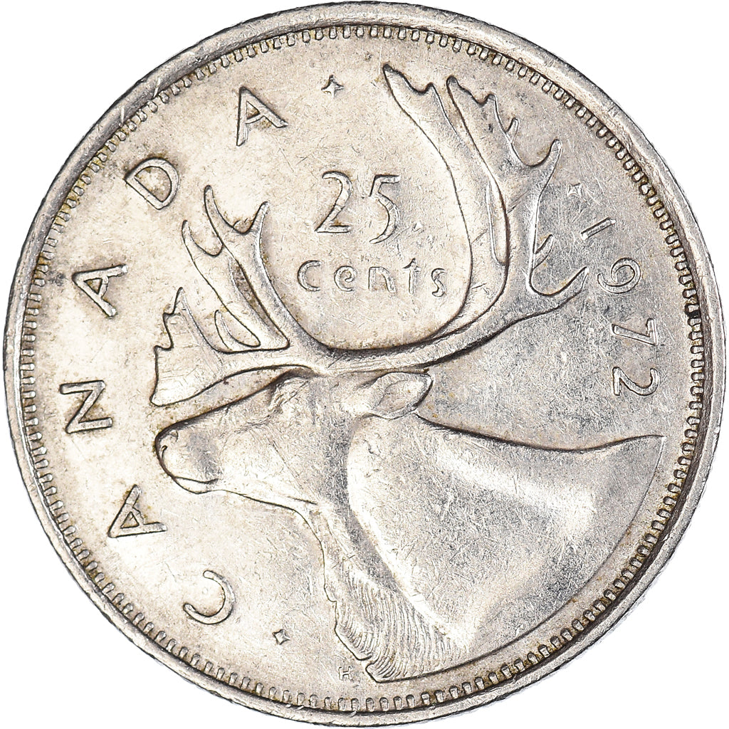 Moneta, Canada, 25 Cents, 1972