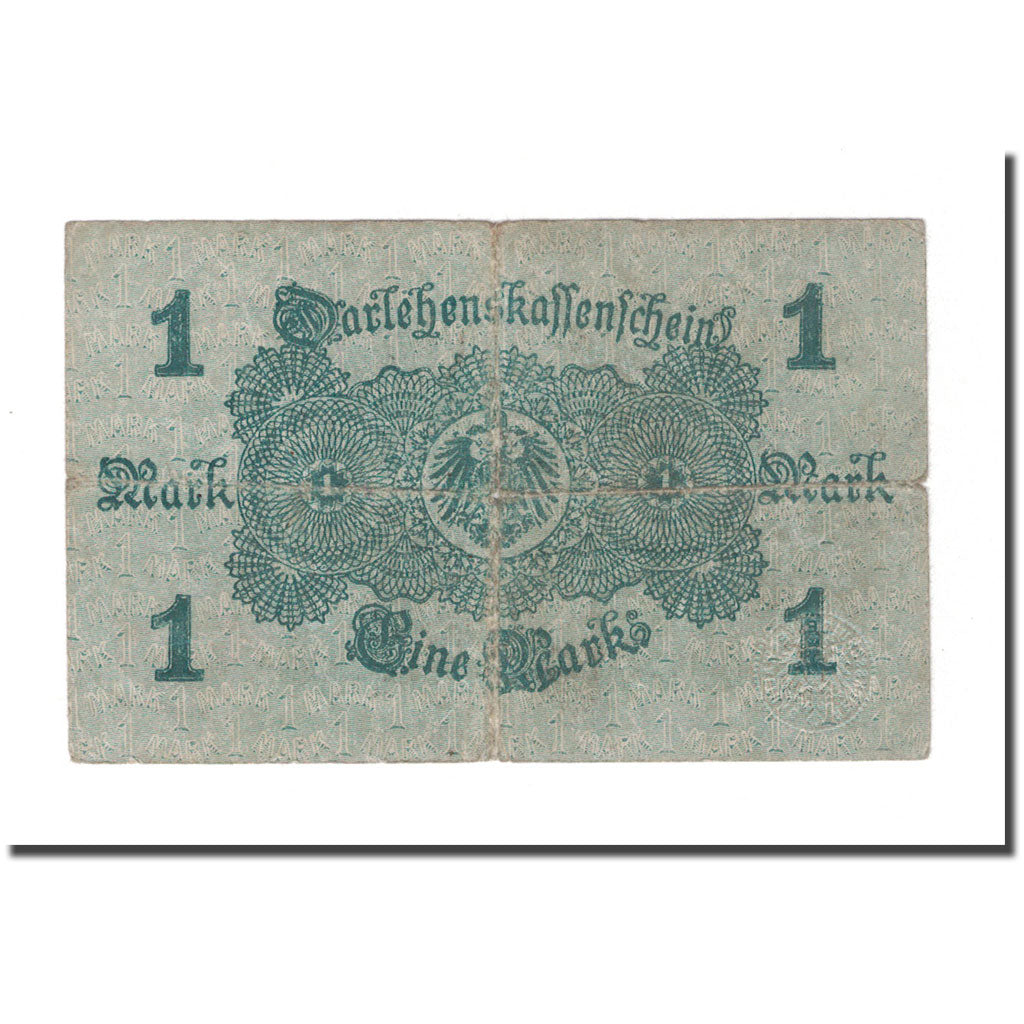 Billet, Allemagne, 1 Mark, 1914, 1914-08-12, KM:50, B